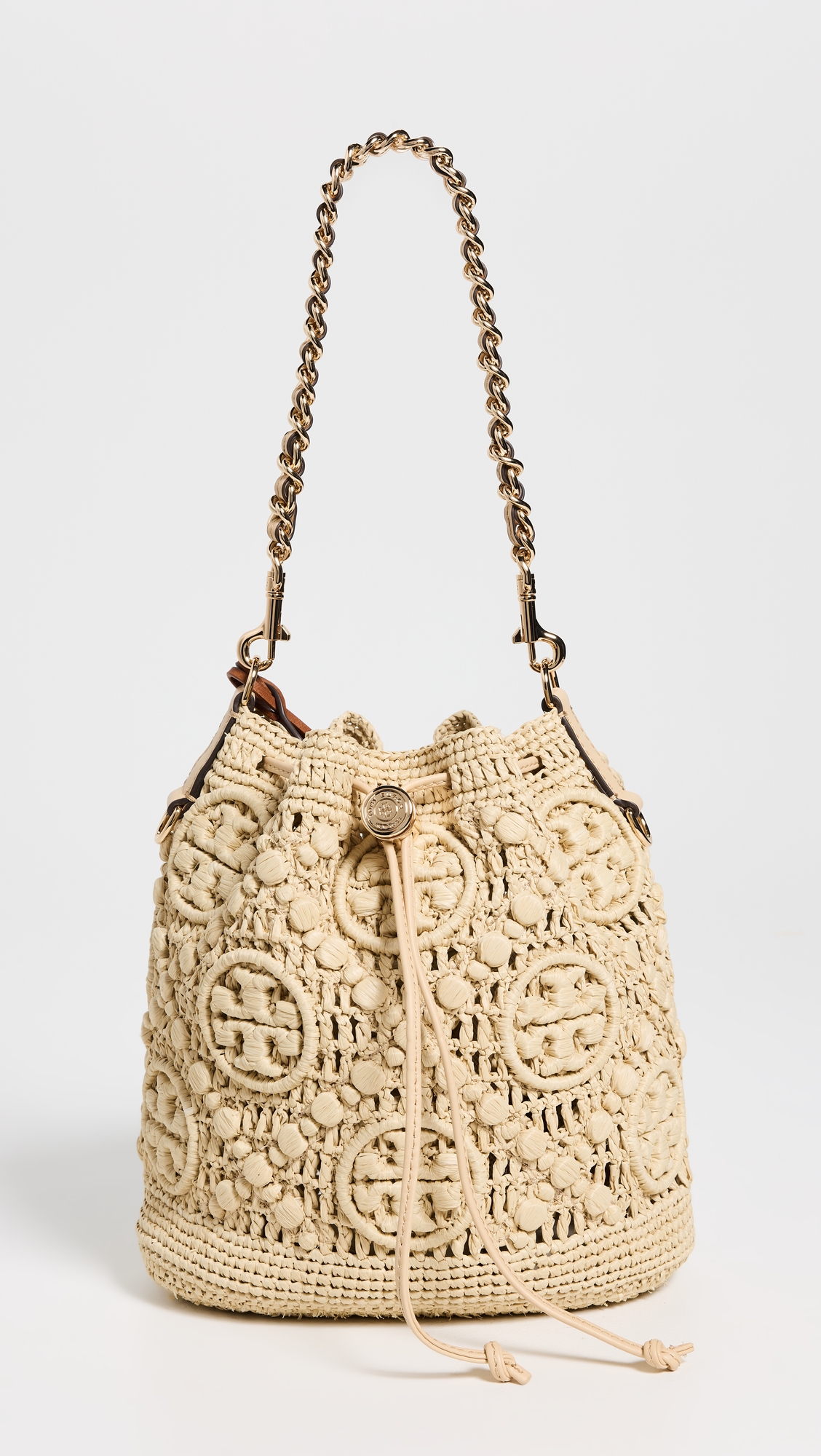 Tory Burch T Monogram Raffia Bucket Bag | Shopbop Tory Burch T Monogram Raffia Bucket Bag | Shopbop