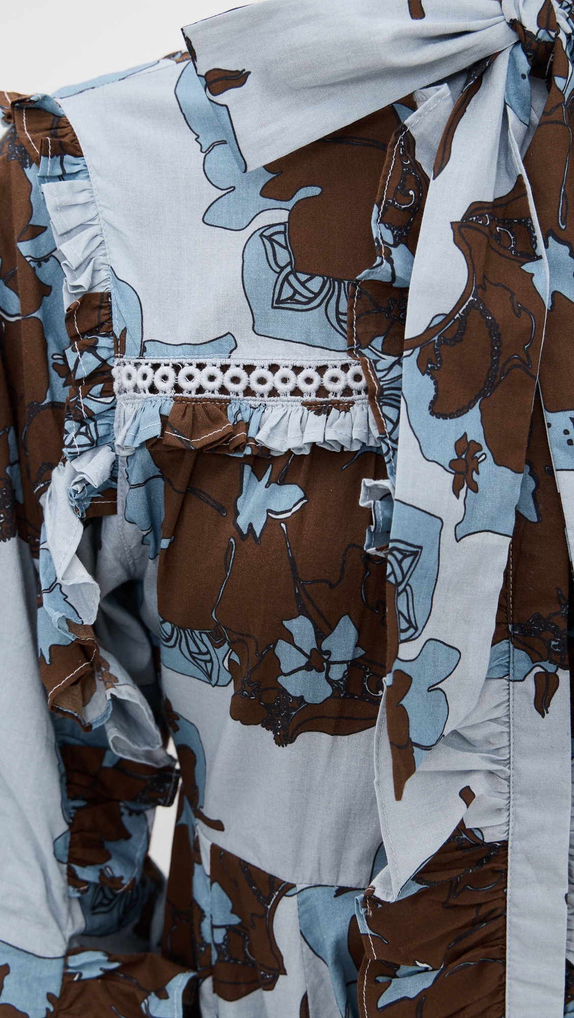TRUTH Ruffle Tie Neck Dress thumbnail