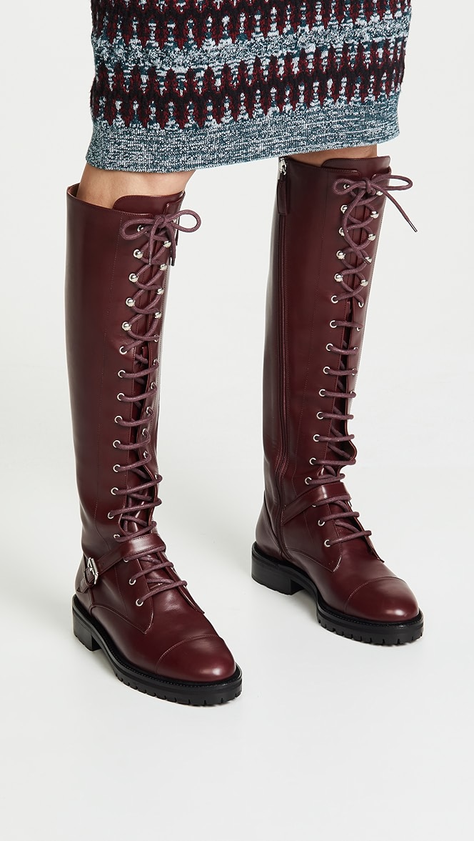 tabitha simmons lace up boots