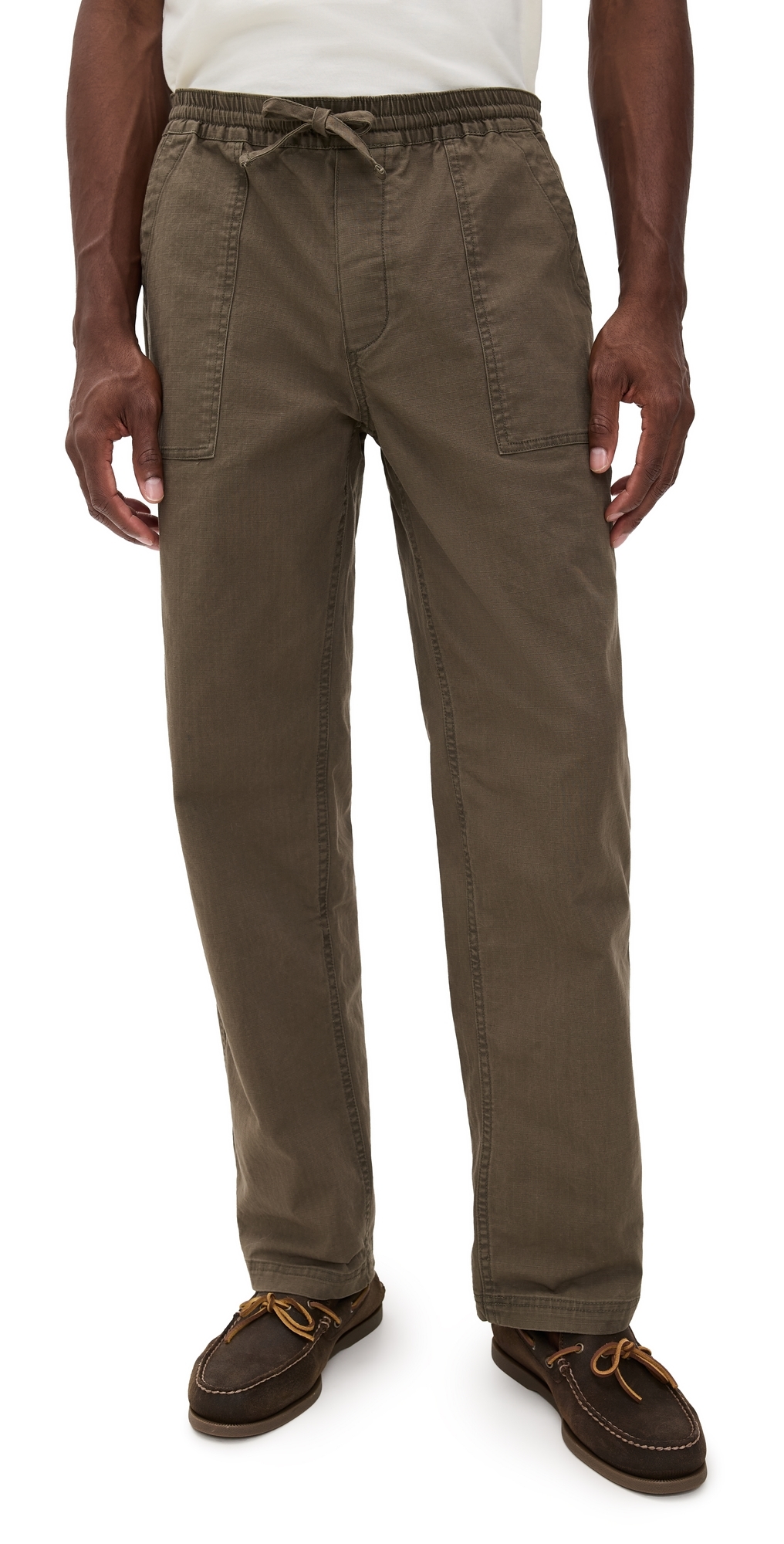 Taylor Stitch The Breakwater Pants Mushroom Ripstop In Animal Print