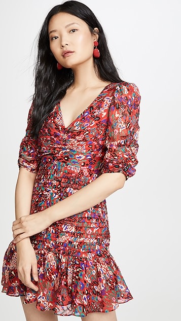 tanya taylor red dress