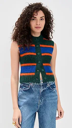 The Tiny Big Sister Striped Vest