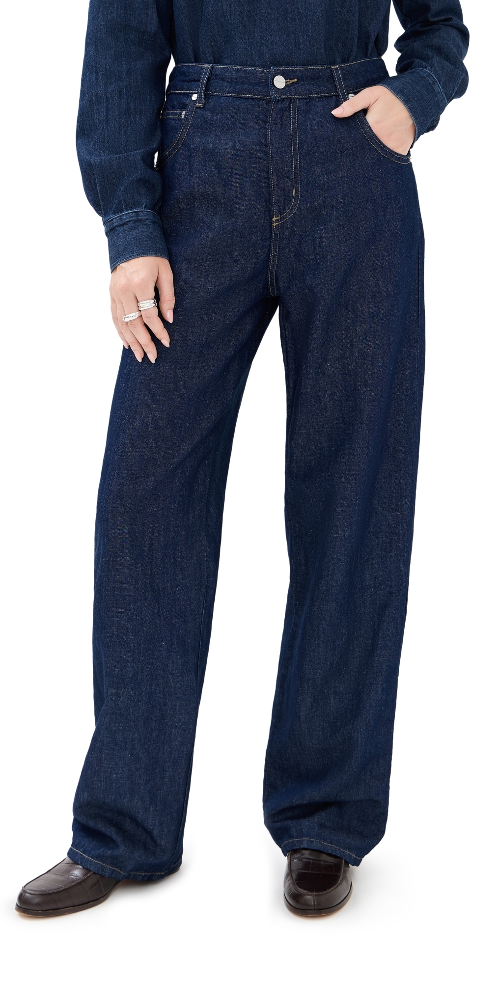 Twp Easy Boy Jeans Indigo Resin In Blue