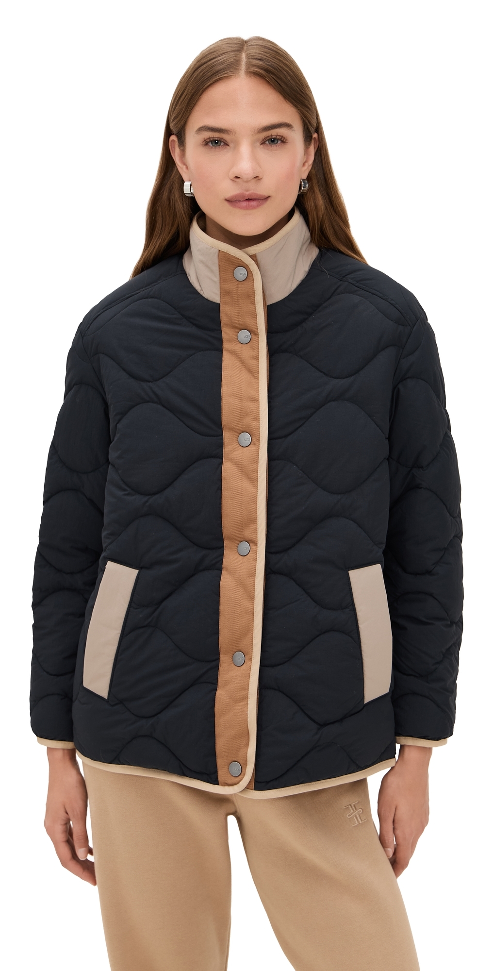 Ugg Jazlyn Quilted Jacket Black In Black