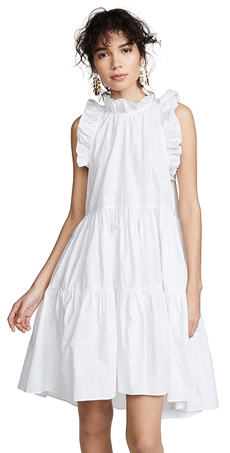 bell sleeve fit & flare dress eliza j
