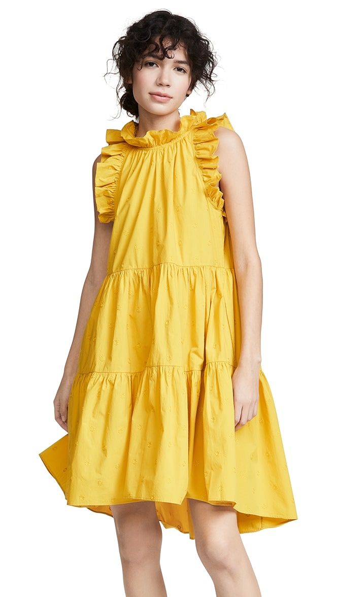 ulla johnson tamsin dress white