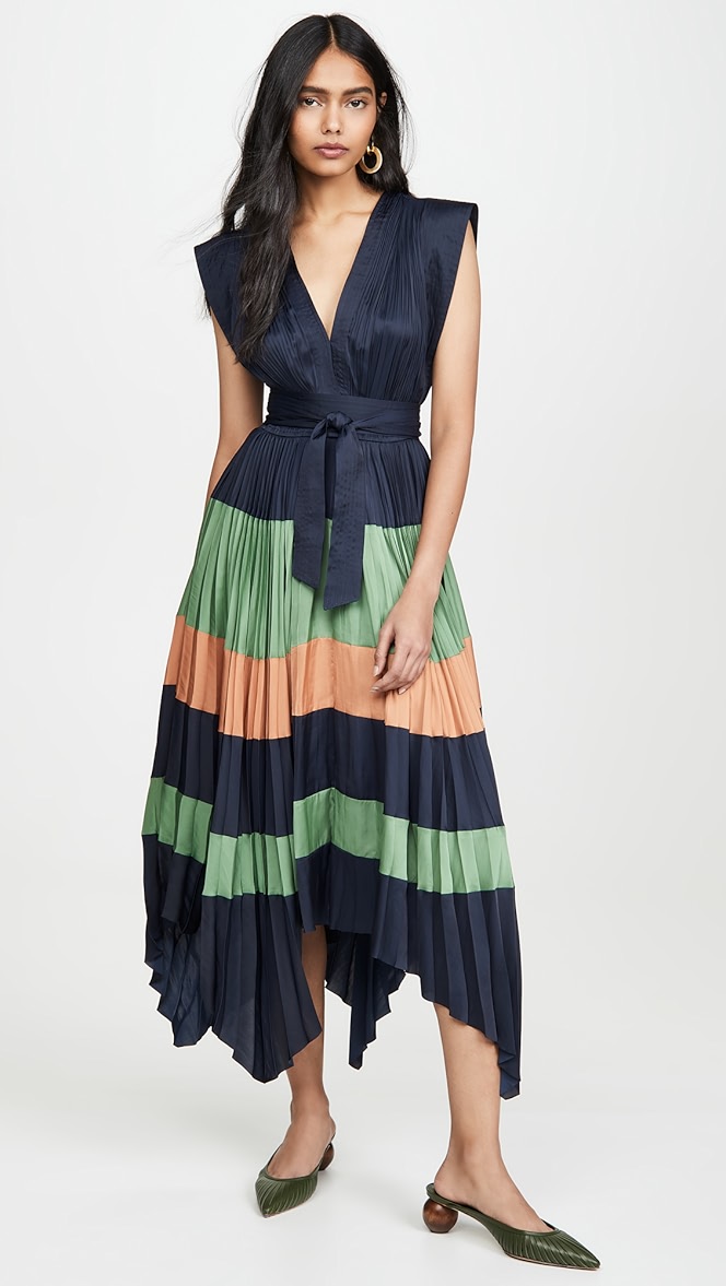 Ulla johnson pleated dress clearance
