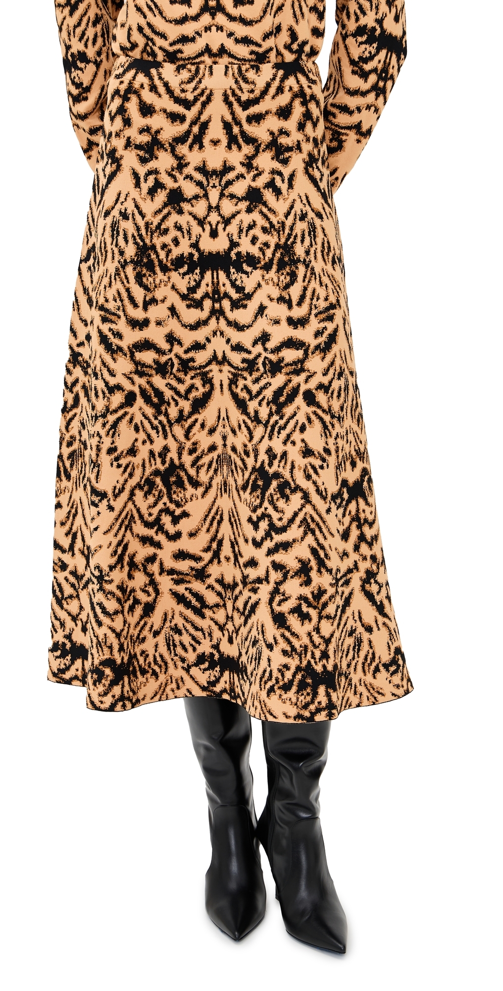 Ulla Johnson Lani Jacquard Midi Skirt