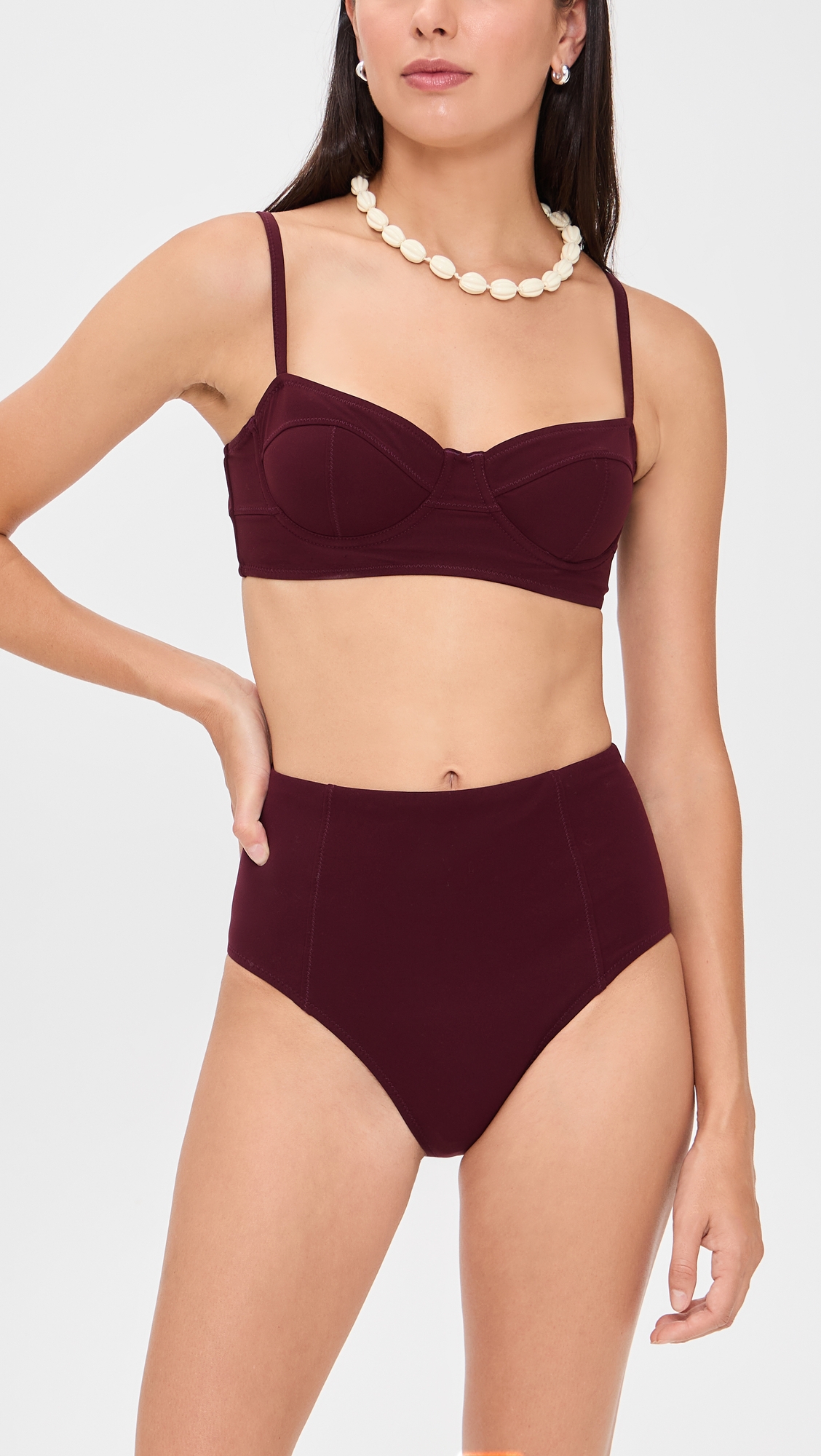 Ulla Johnson Zahara High Waisted Bikini Bottoms