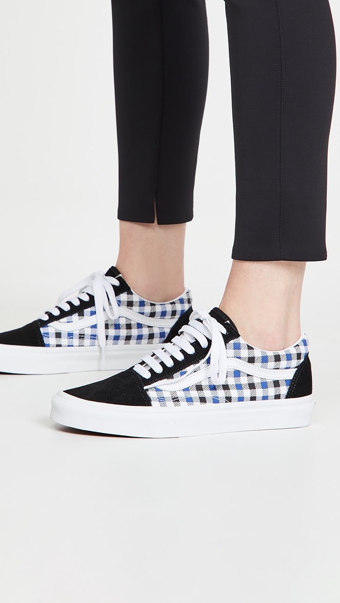 Vans gingham old skool clearance