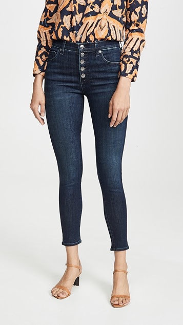 Veronica beard debbie high rise skinny clearance