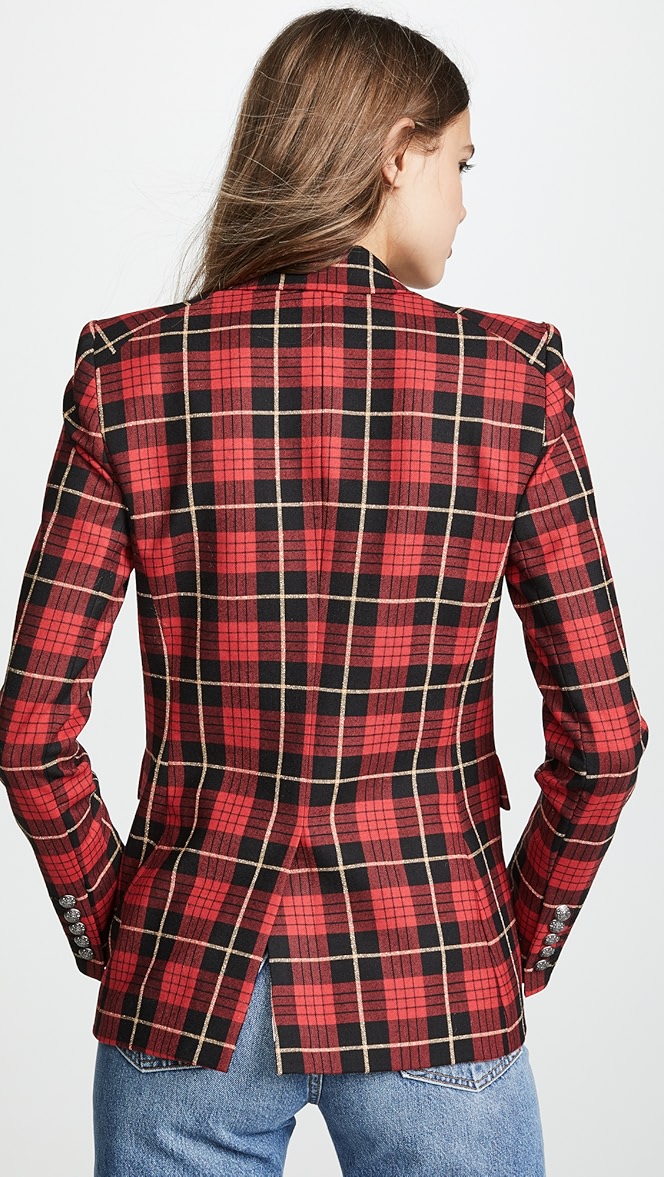 veronica beard miller jacket red