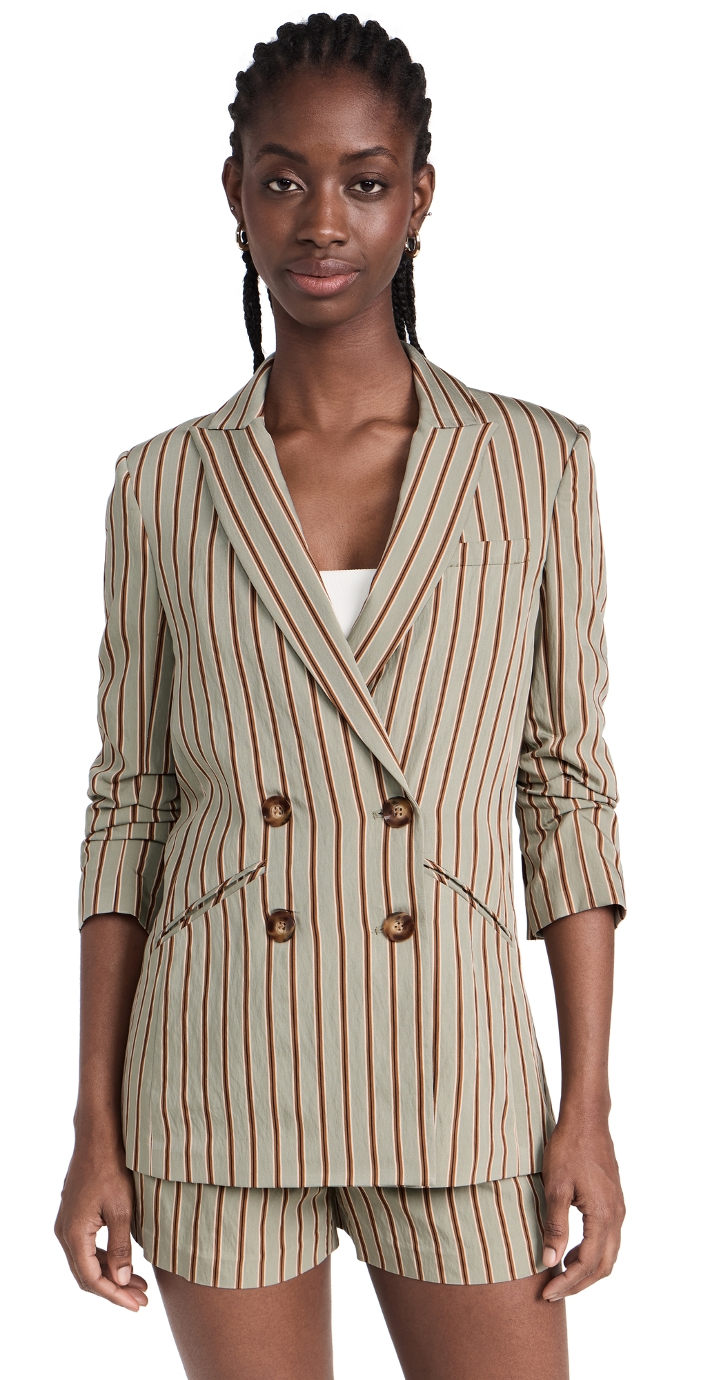 Veronica Beard Kiernan Dickey Jacket Seafoam Multi In Seafoam Multi