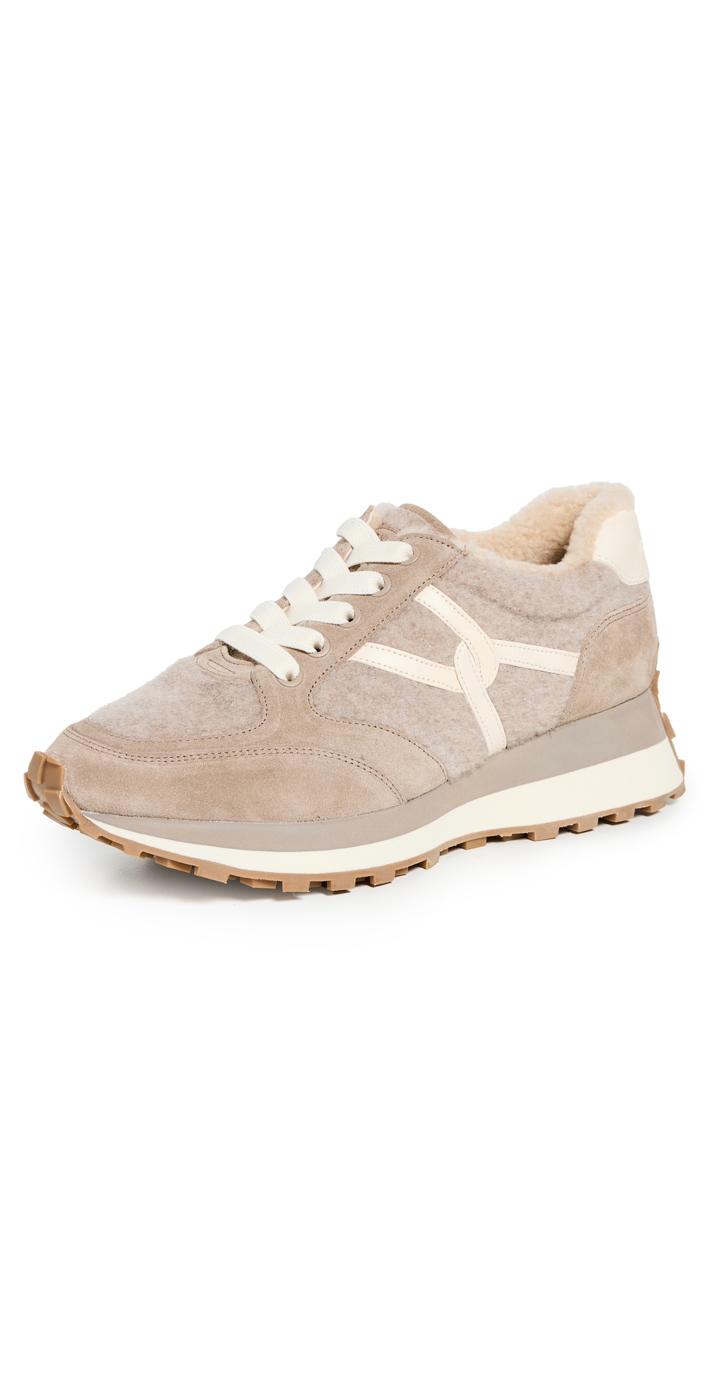 Veronica Beard Valentina Sneakers Cobblestone In Cobblestone