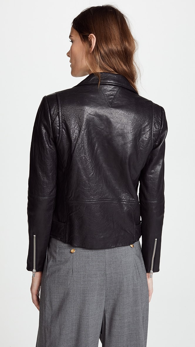 VEDA Jayne Classic Leather Jacket | SHOPBOP
