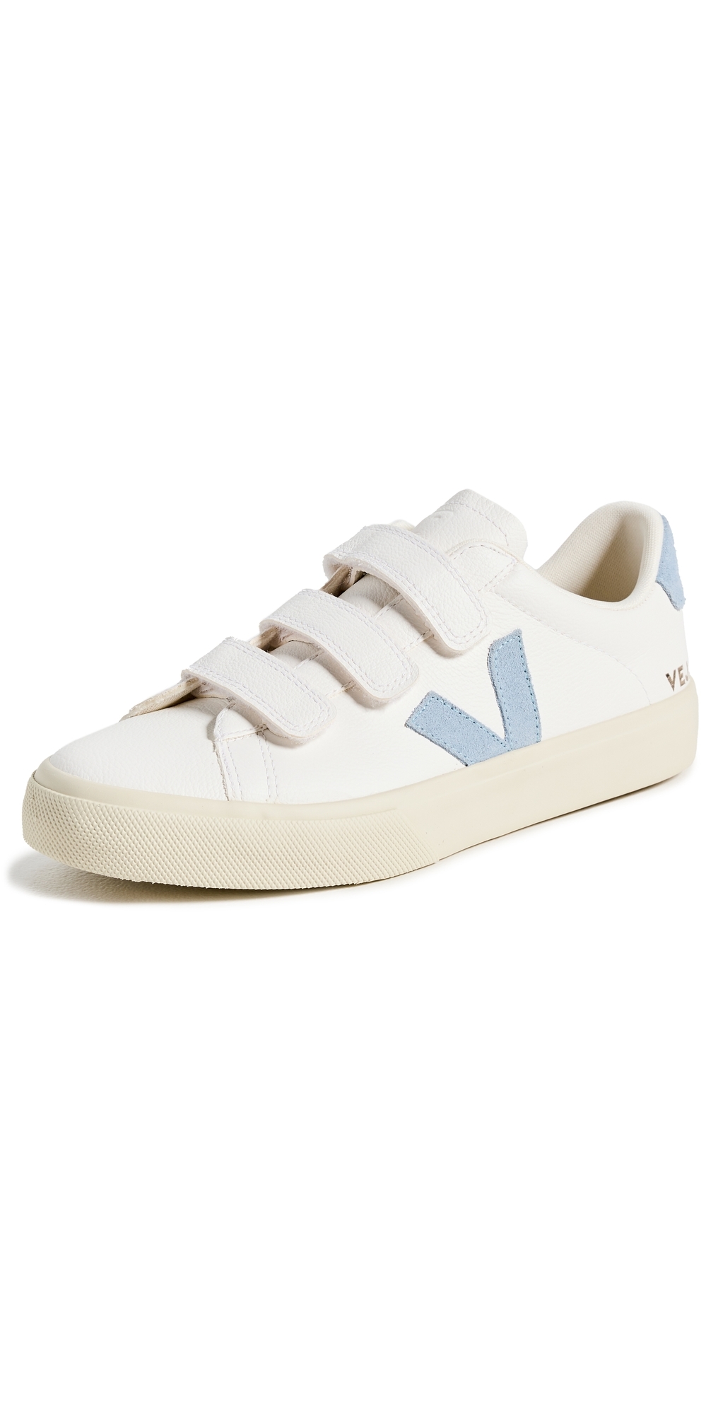 Veja Recife Grip-trio Court Sneakers In Extra-white_steel