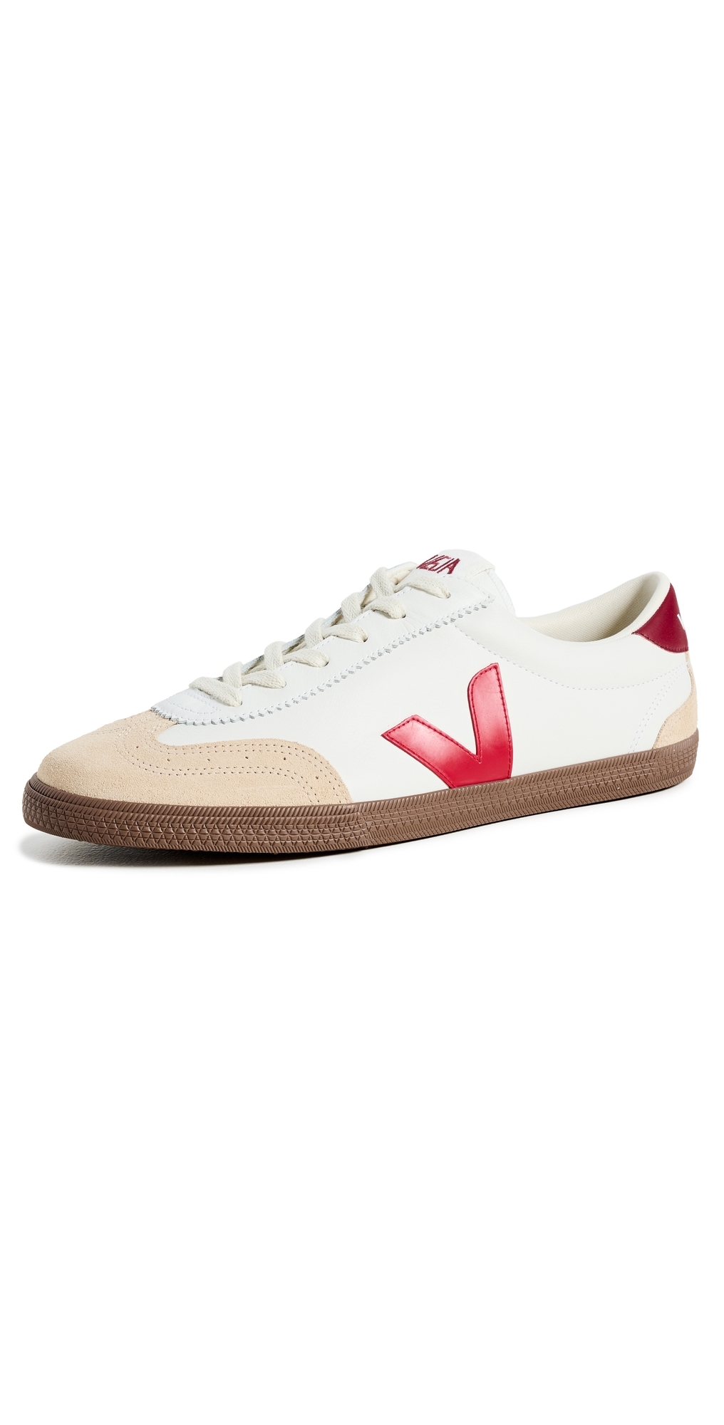 Veja Volley Sneakers In White/pekin/bark