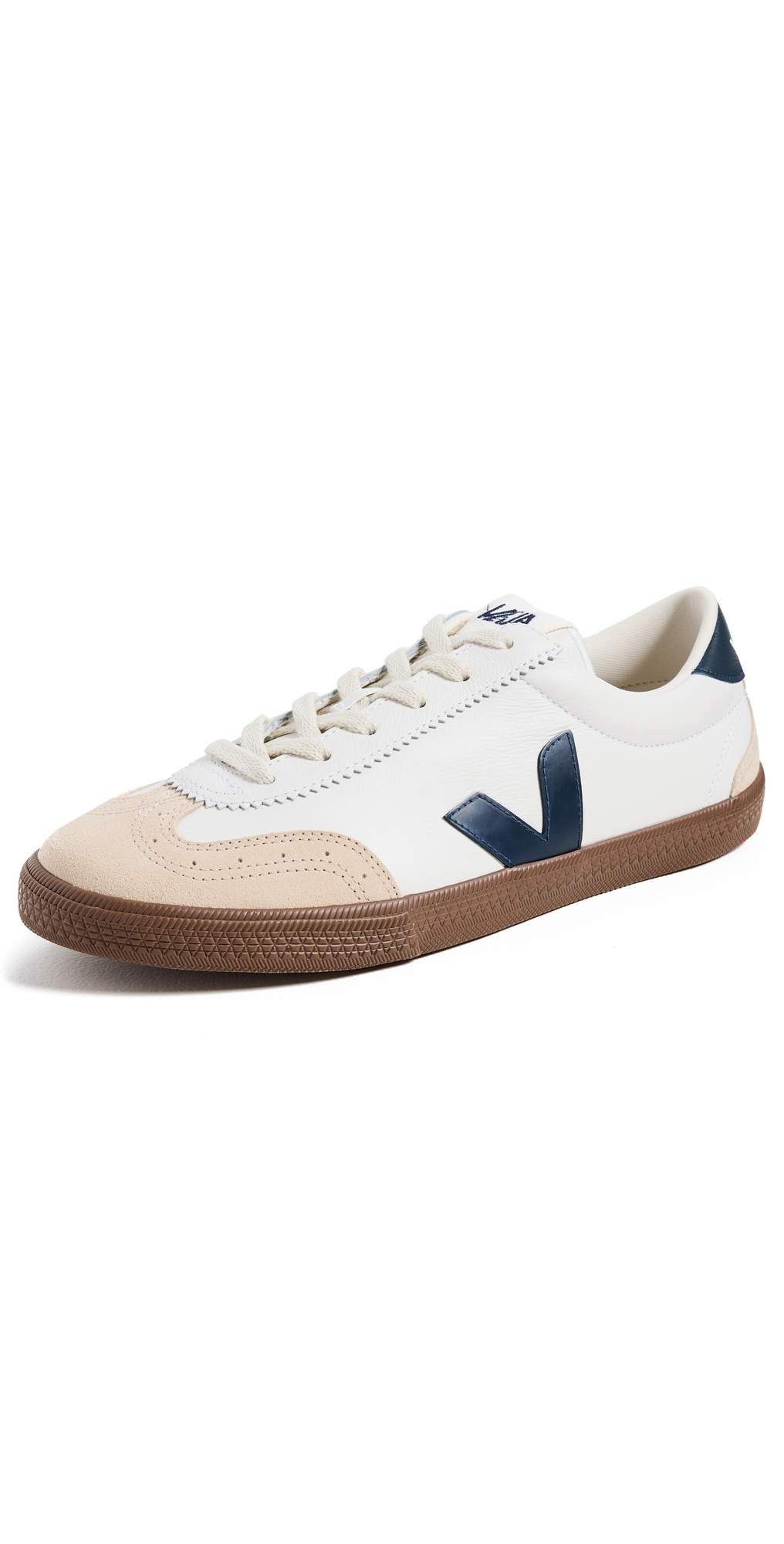 Veja Volley Sneakers With Contrasting Inserts In White
