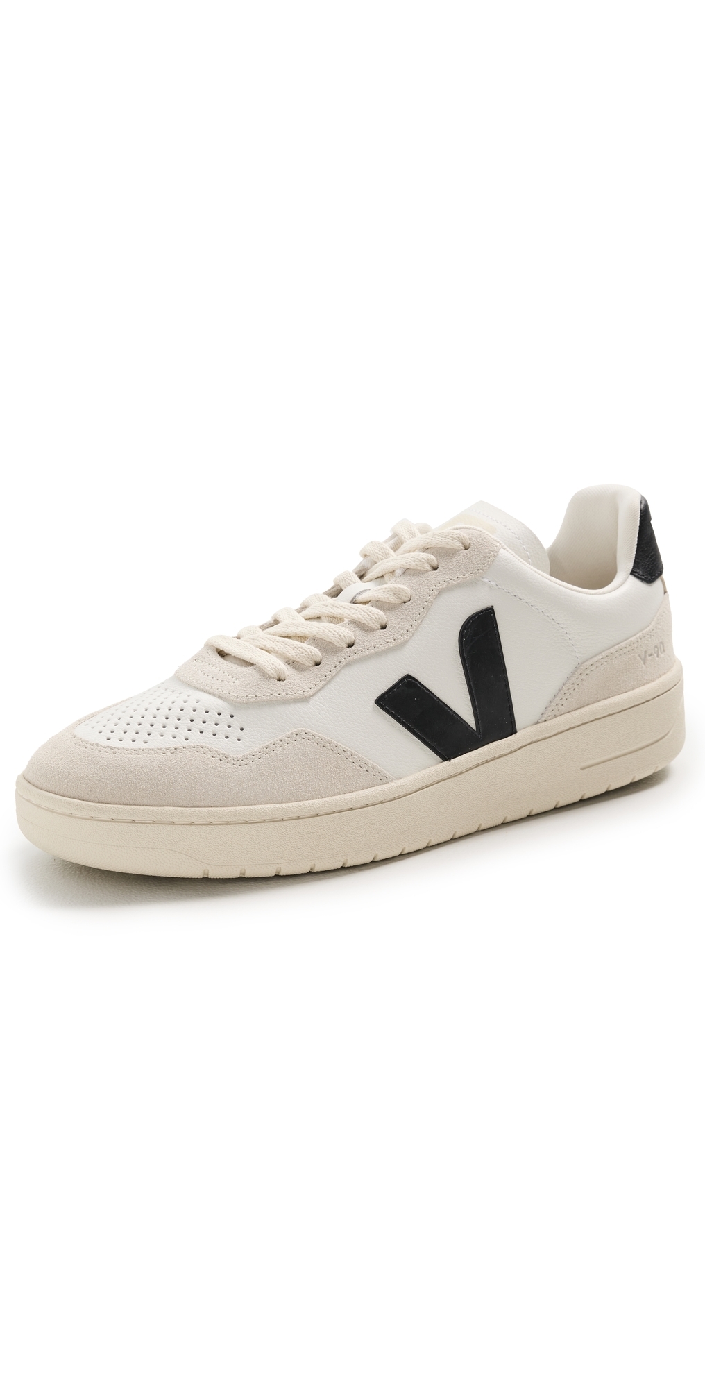 Veja Low-top Sneakers With Perforated Detailing And Iconic Logo In Neutral