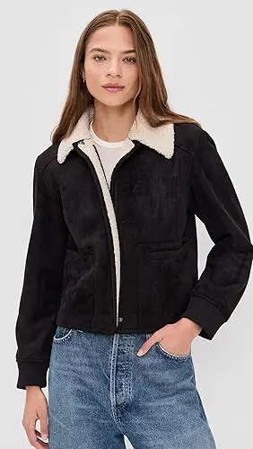 Velvet Juno Faux Suede Jacket