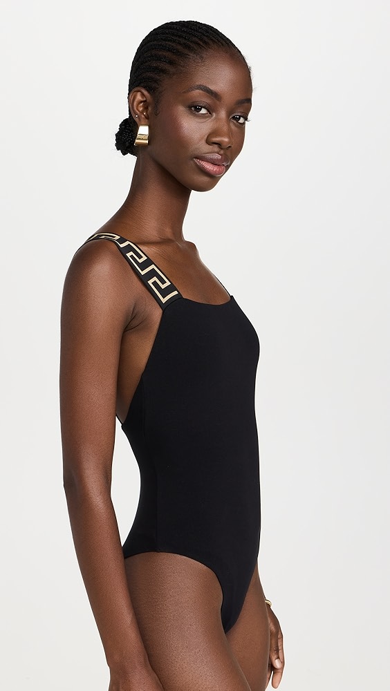 Versace ワンピース Versace Allover One-Piece Swimsuit Print | VERSACE US