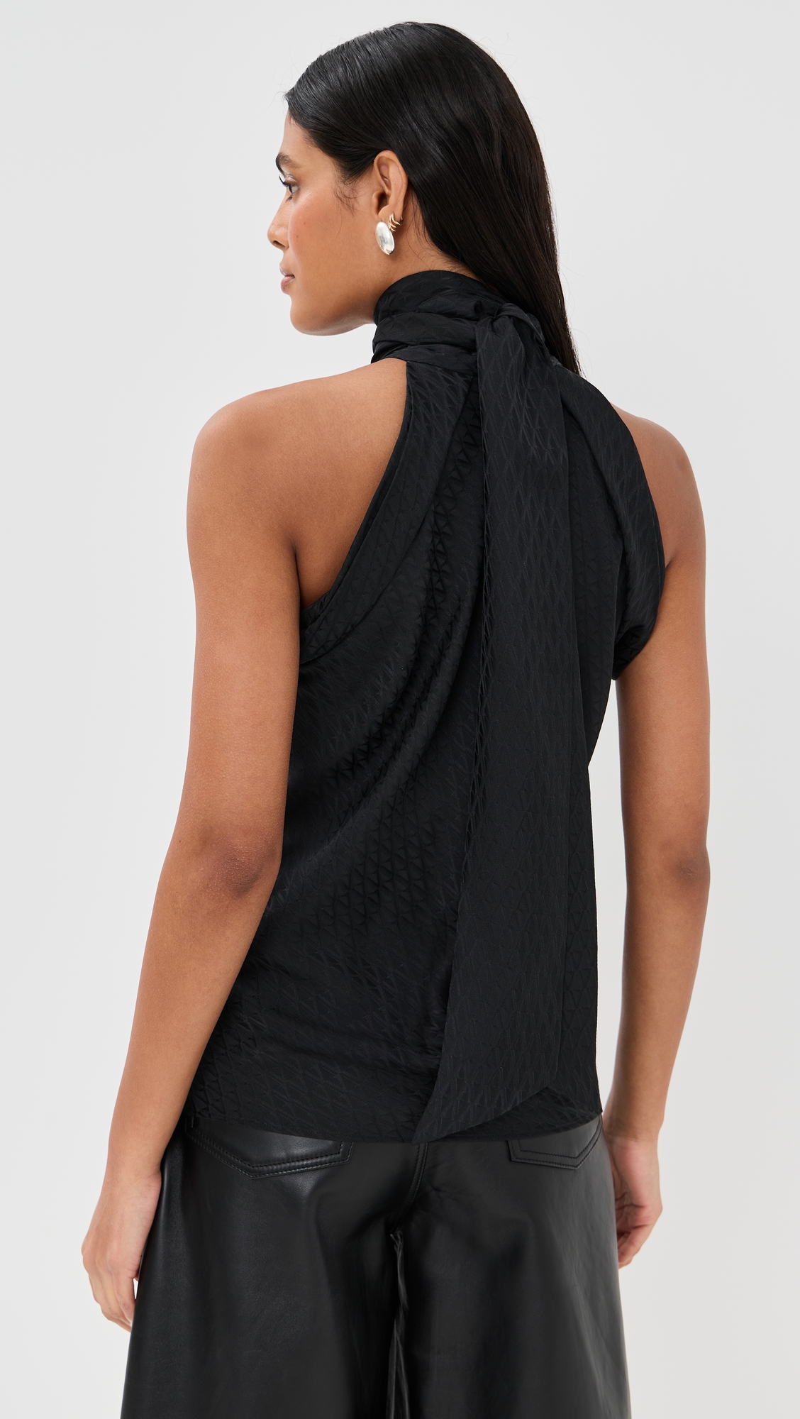 Versace Blouse V Monogram Jacquard Silk Satin thumbnail
