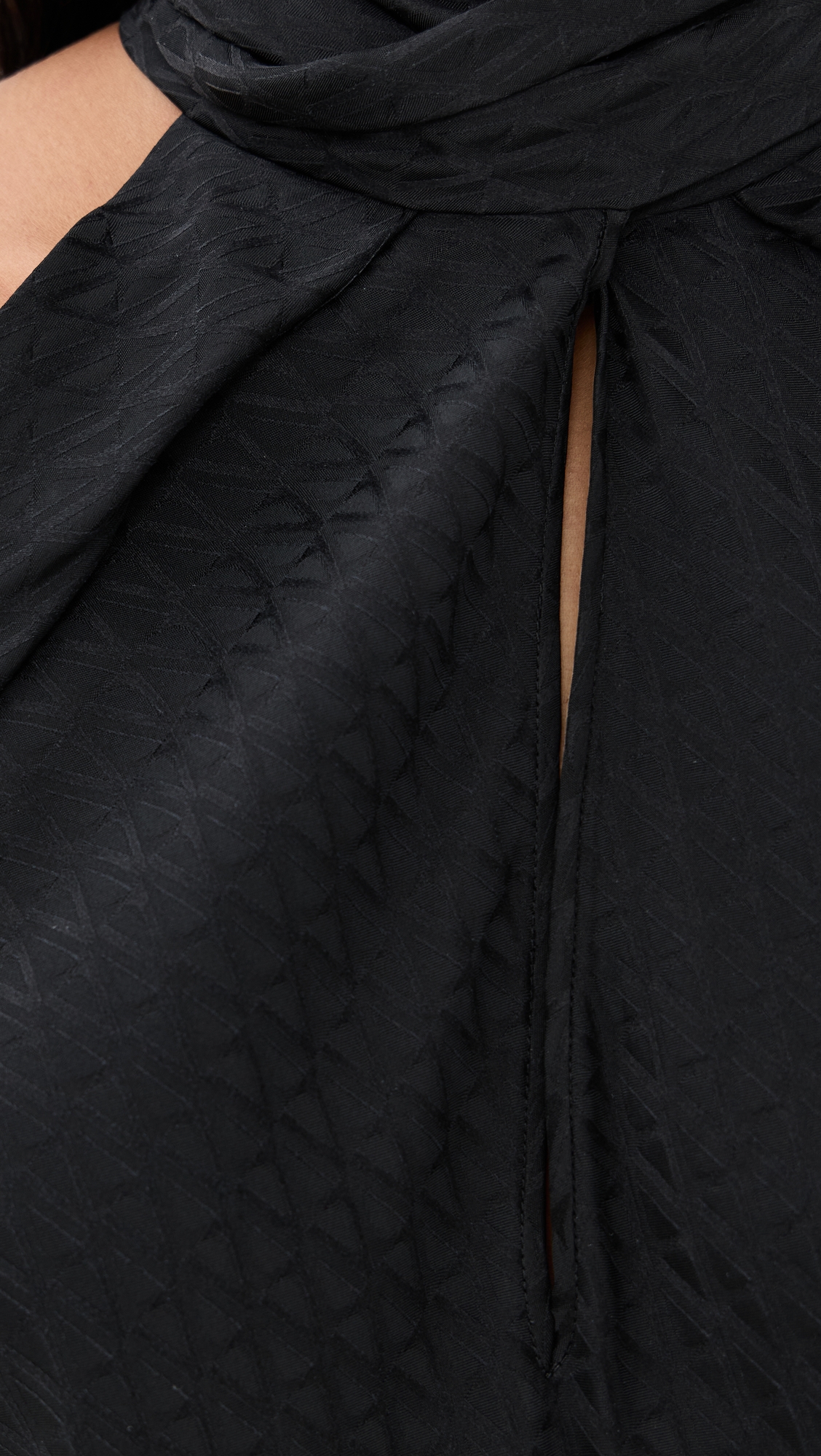 Versace Blouse V Monogram Jacquard Silk Satin thumbnail