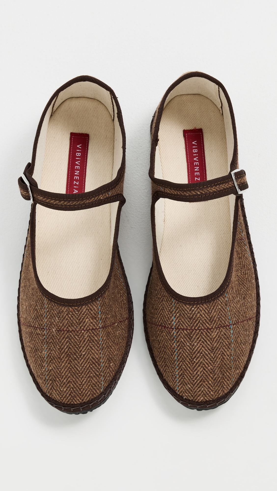 ViBi VENEZiA Mary Jane Wool Flats thumbnail