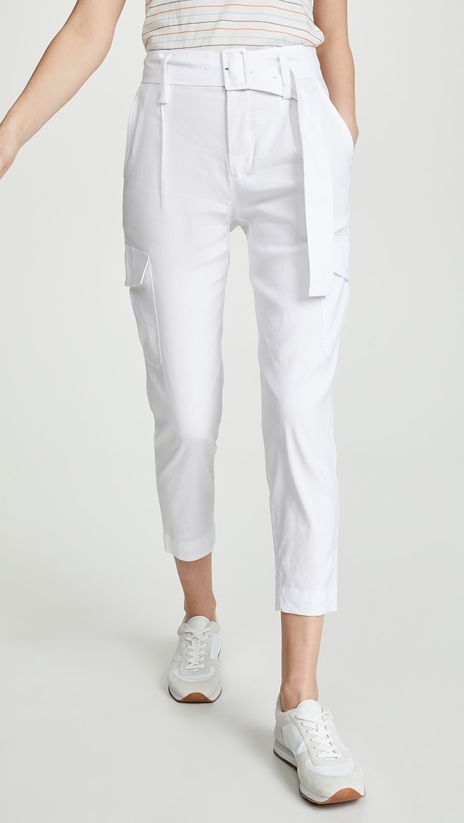 Vince belted linen pants Clearance