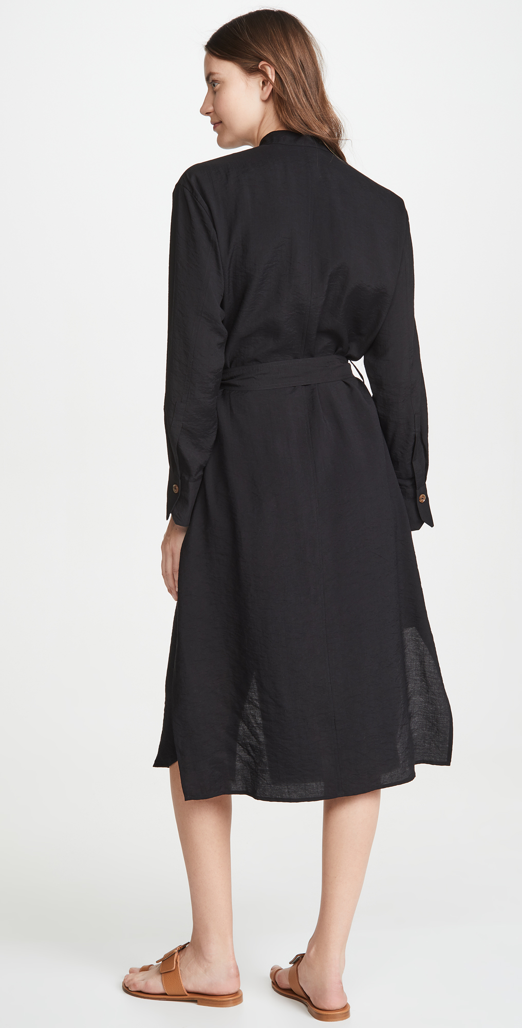 Vince belted wrap dress Clearance