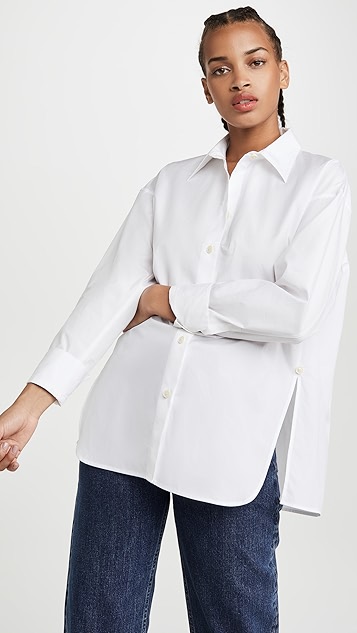 Vince button shirt clearance