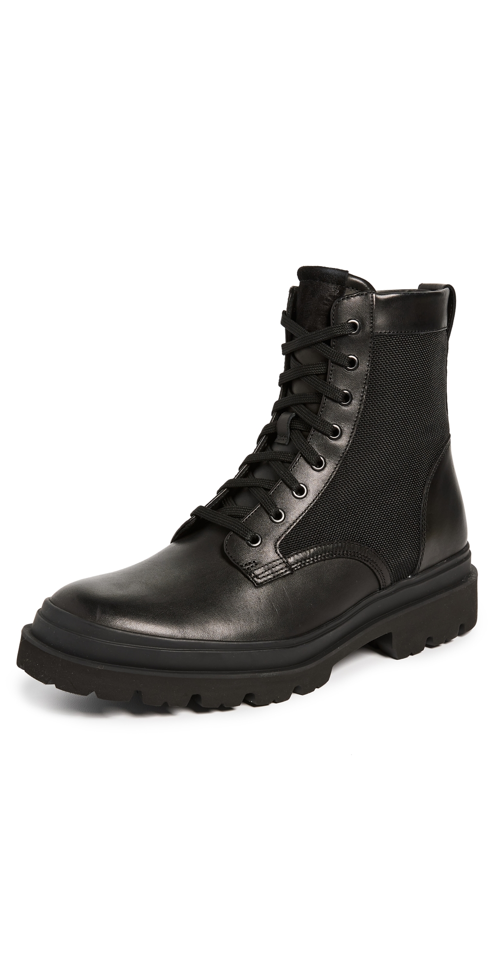 Vince Raider Water Repellent Combat Boot In Black ModeSens