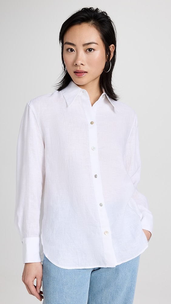 Vince Relaxed Long Sleeve Button Down Shirt Shopbop