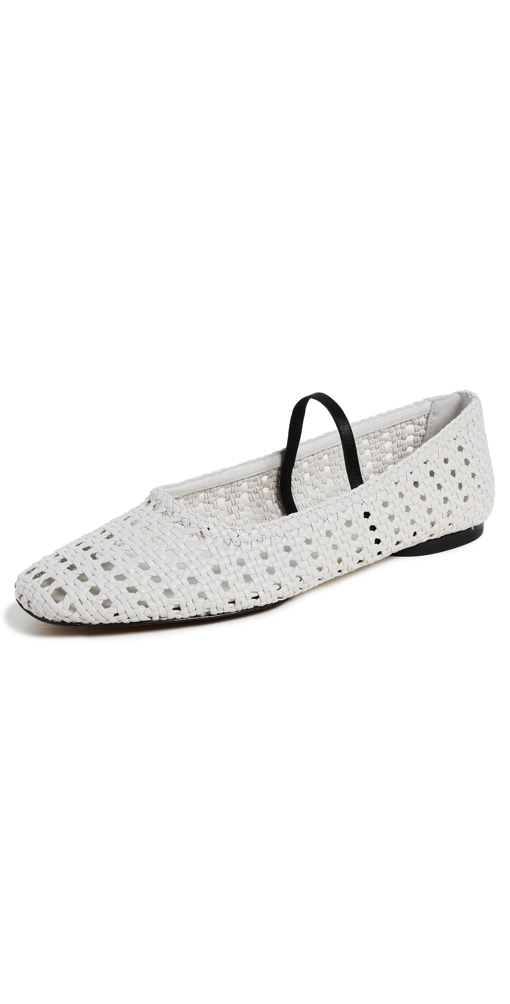 Vince Vivian Mary Jane Flat In White