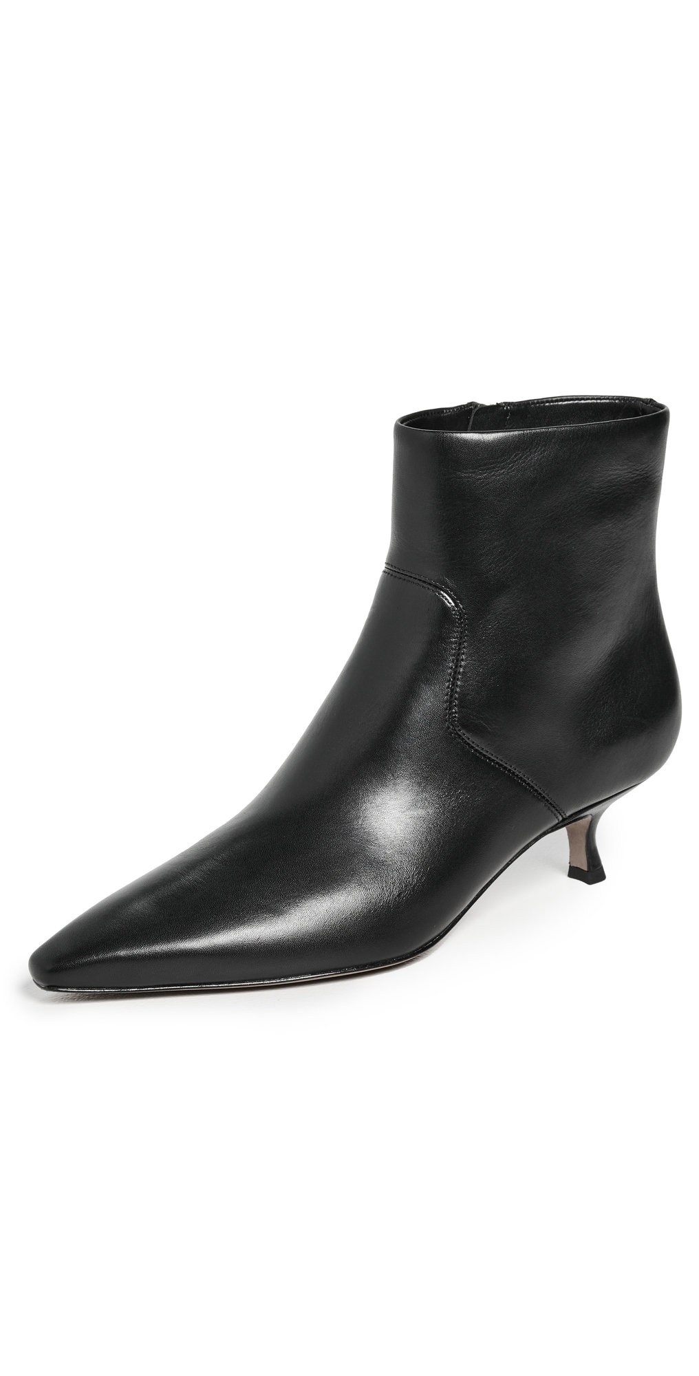 Vince Simone Kitten Heel Bootie In Black