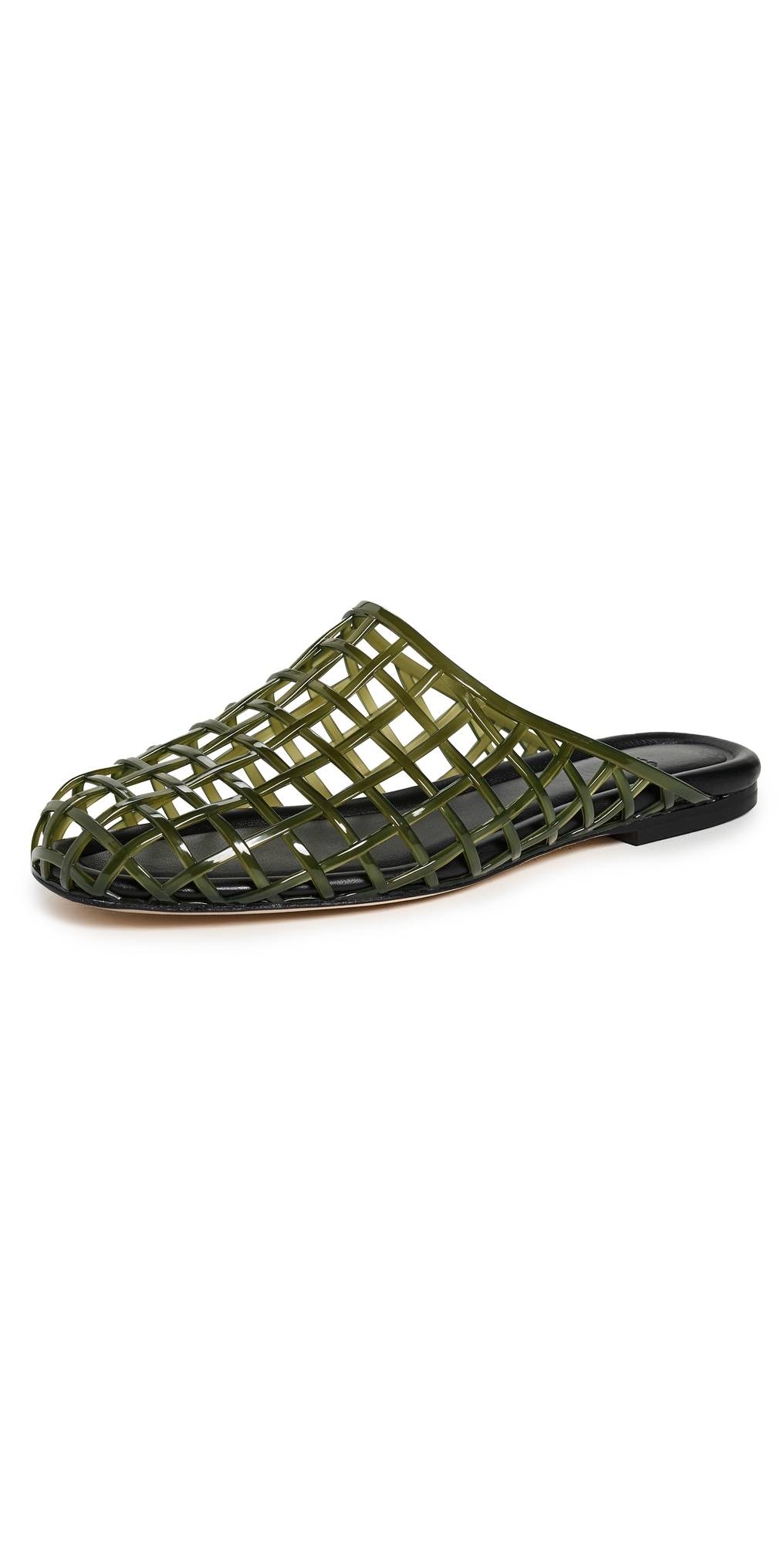 Vince Barcelona Jelly Sandals Chive In Green