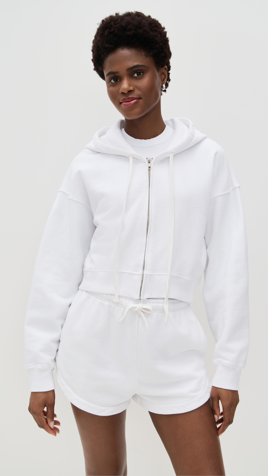 vitamin A Dawn Classic Crop Hoodie Sweatshirt