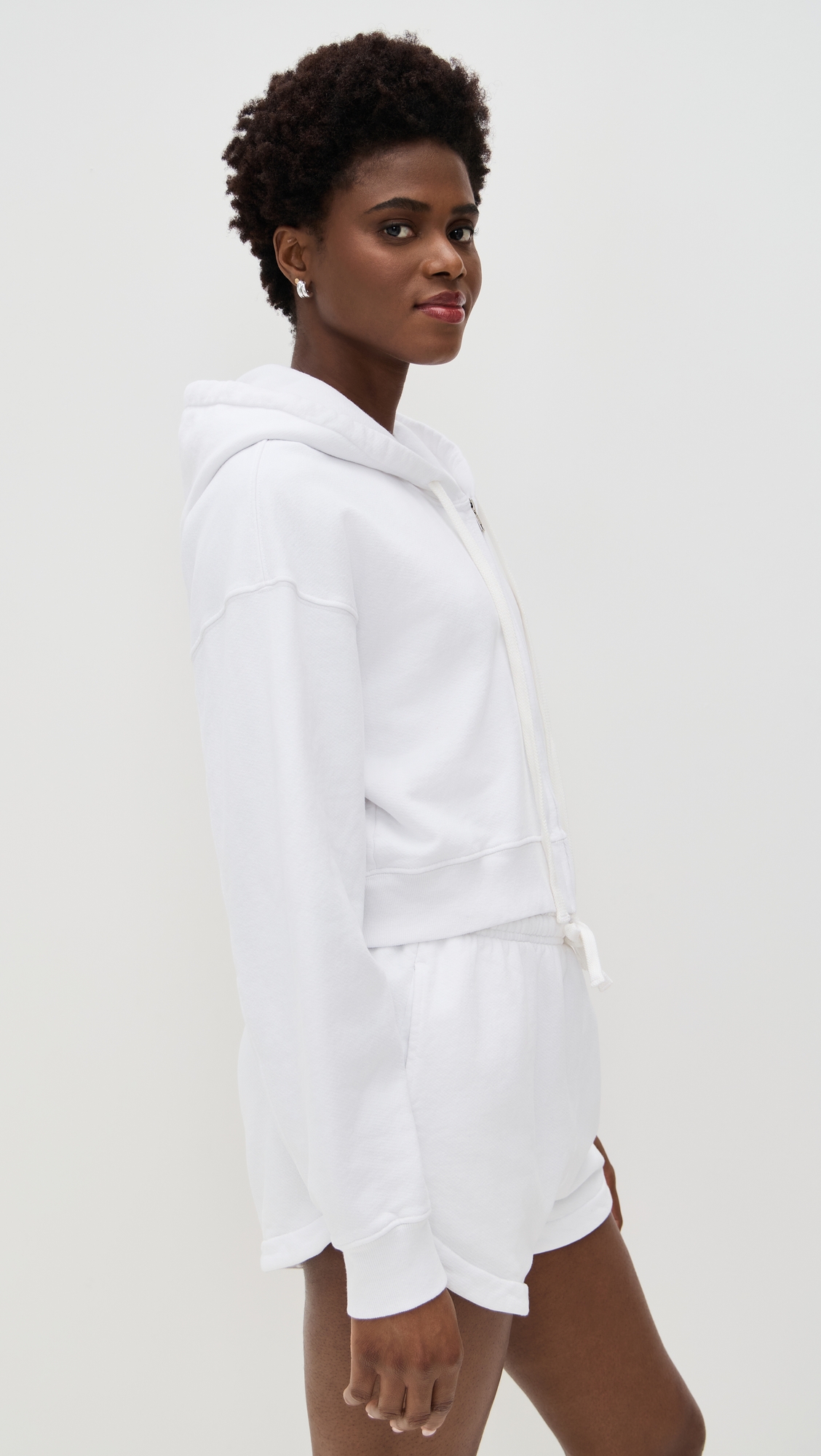 vitamin A Dawn Classic Crop Hoodie Sweatshirt