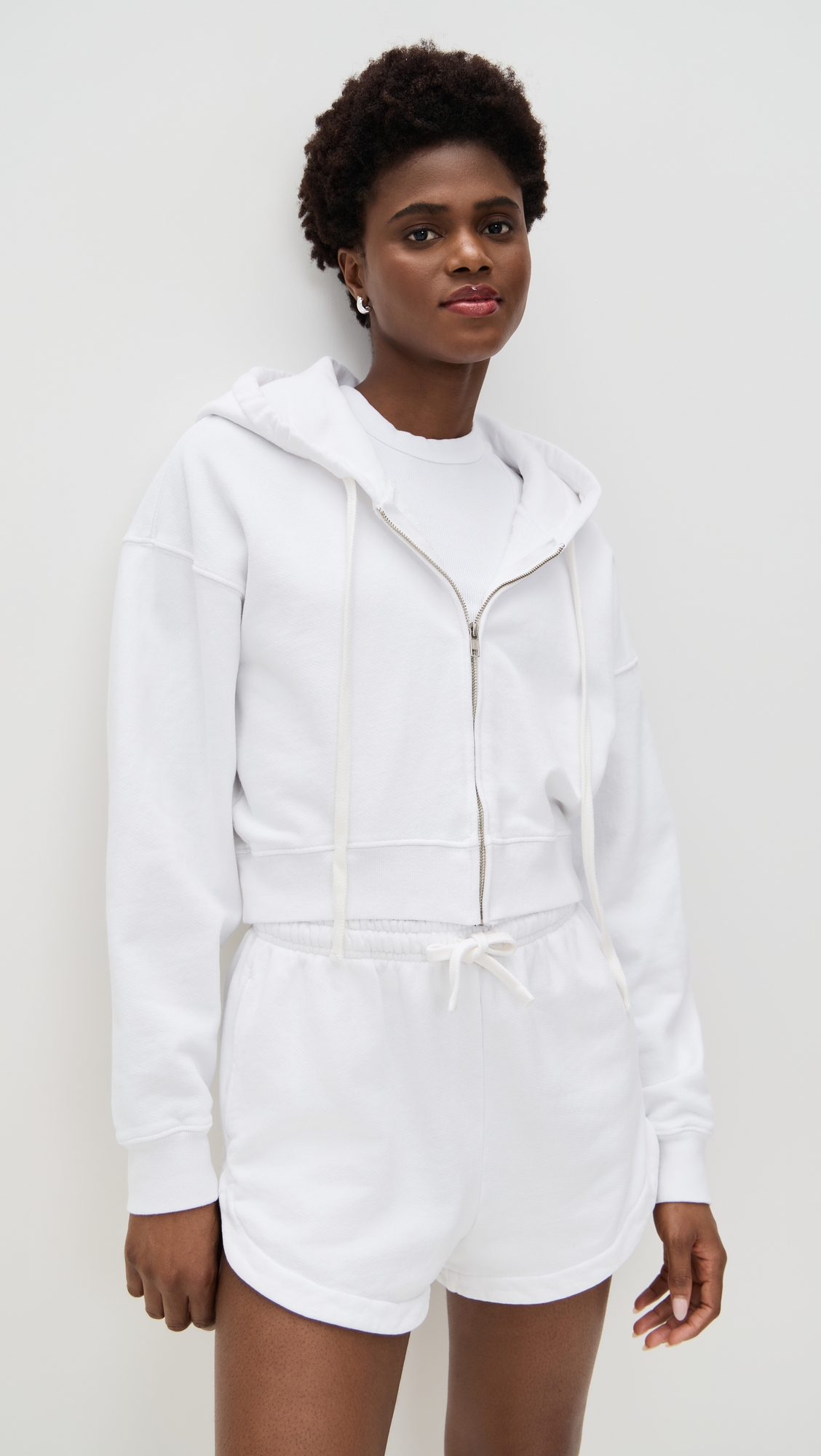 vitamin A Dawn Classic Crop Hoodie Sweatshirt