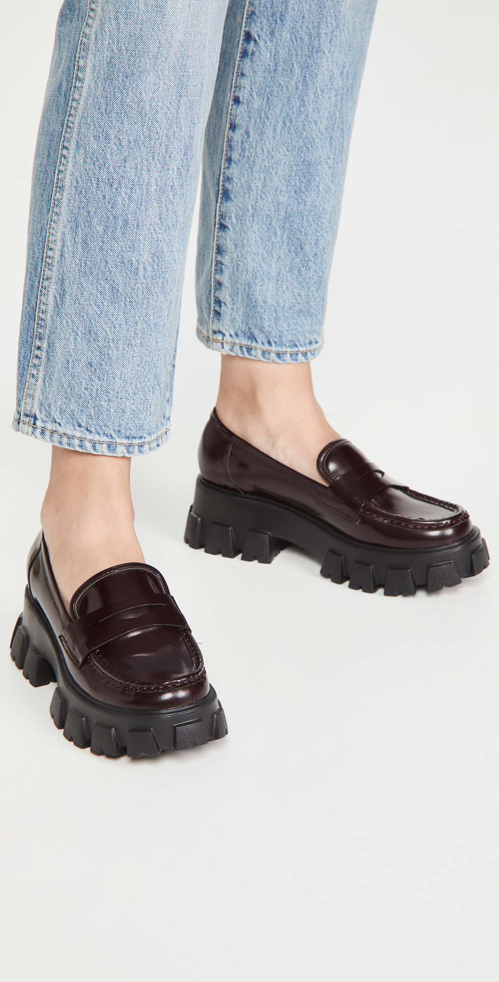 Villa rouge phoebe lug sole loafers clearance