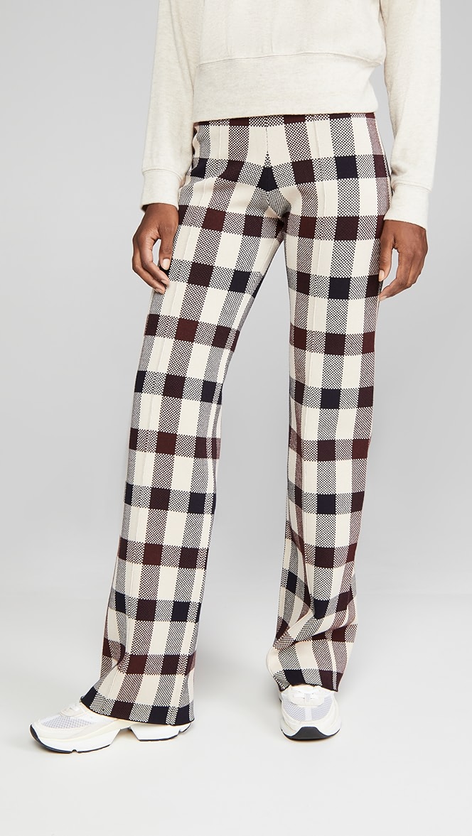 Victoria beckham plaid pants clearance