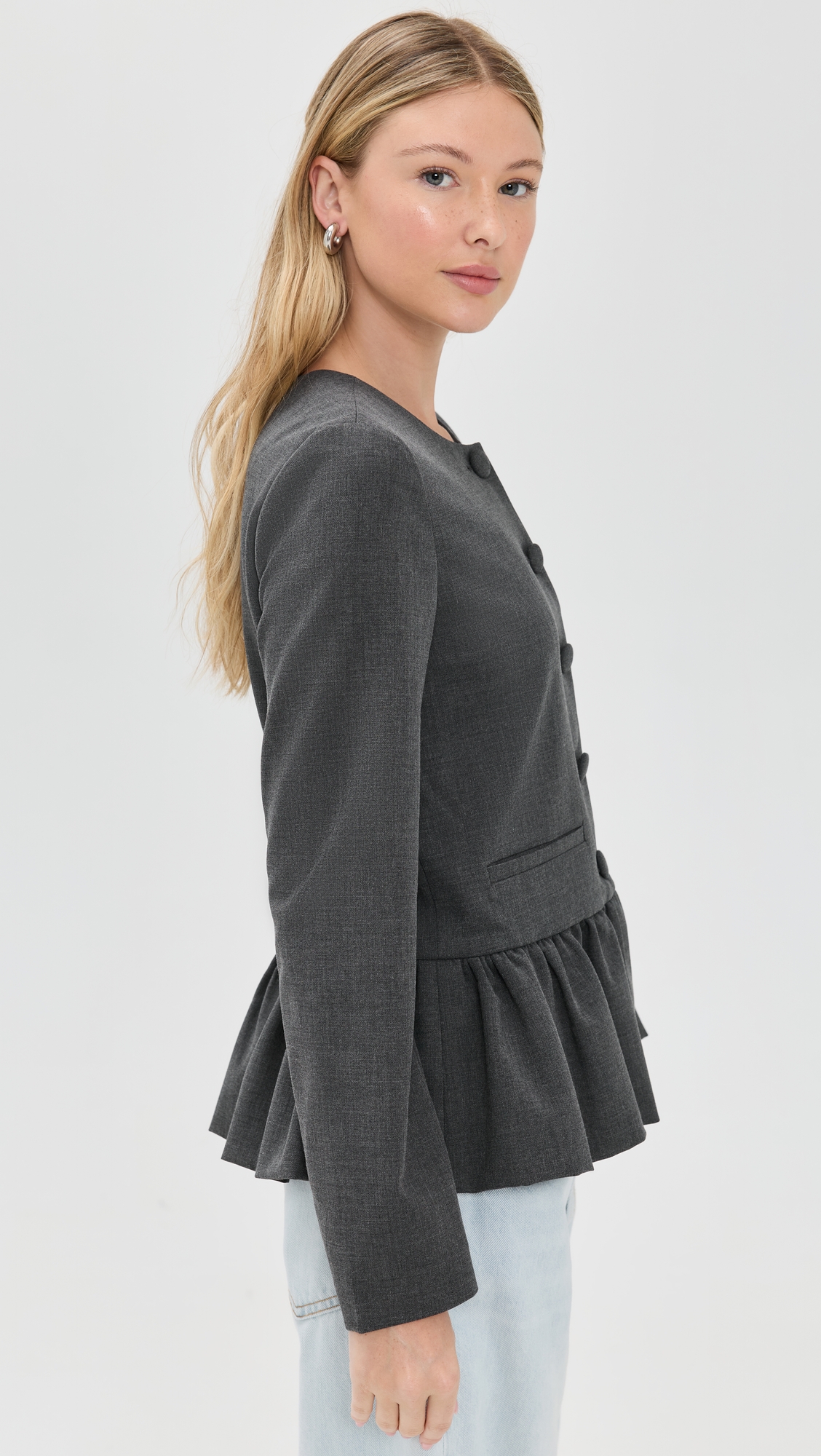 WAYF Blakely Peplum Jacket thumbnail