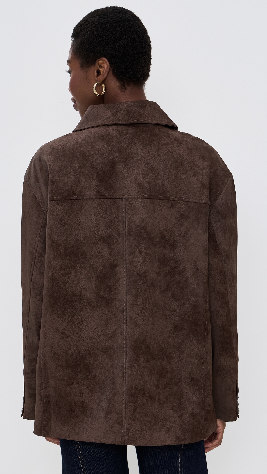 WAYF Rita Faux Suede Jacket thumbnail
