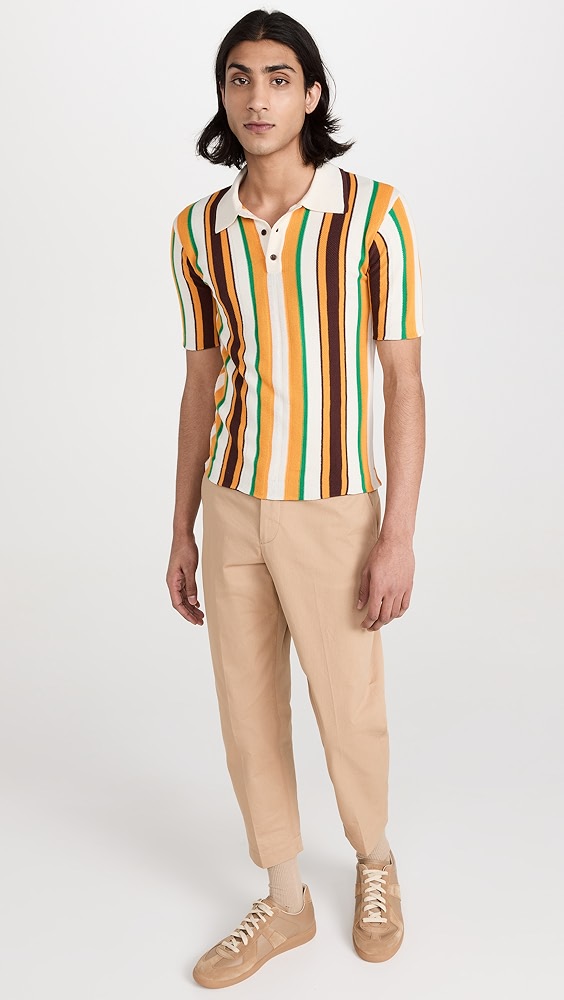 WALES BONNER 23SS OPTIMIST ポロシャツピンク M