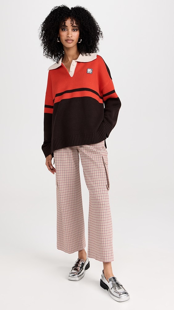 Wales Bonner Calm Polo Sweater | Shopbop
