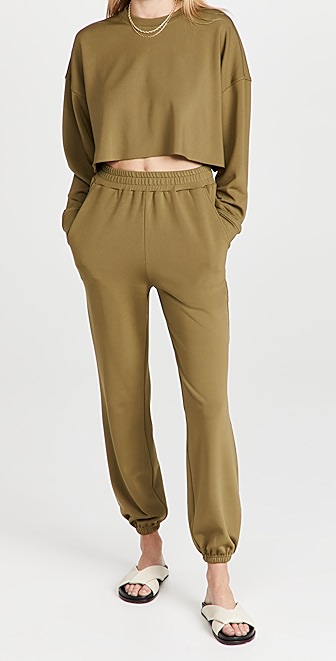 Weworewhat Active 短款圆领运动衫 Shopbop