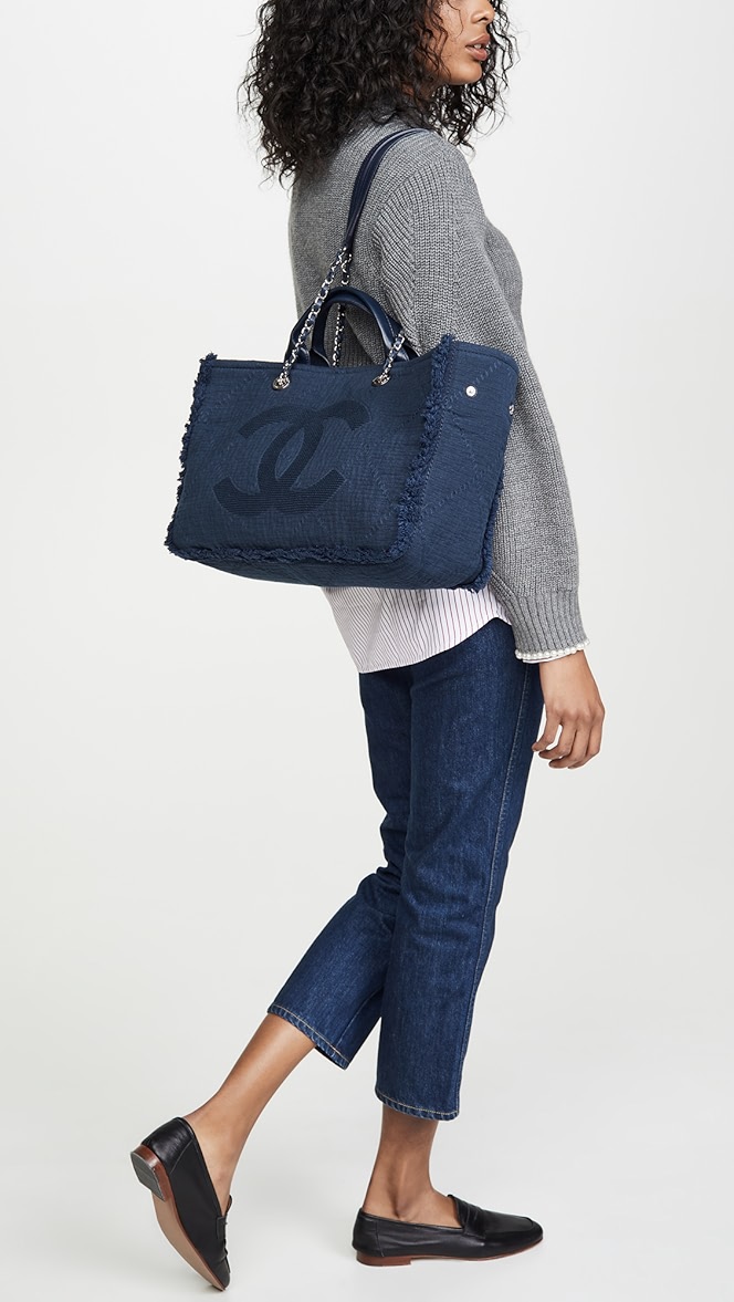 chanel double face bag