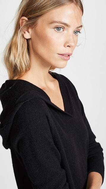 White and warren cashmere hoodie Clearance