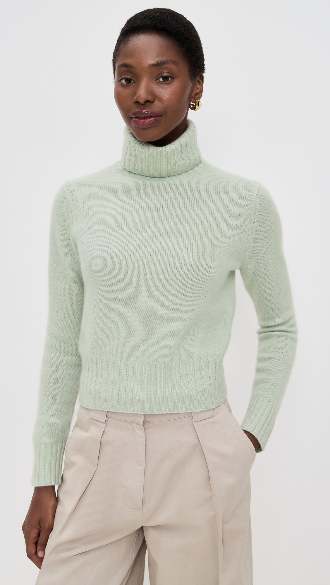White + Warren Cashmere Featherweight Turtleneck thumbnail
