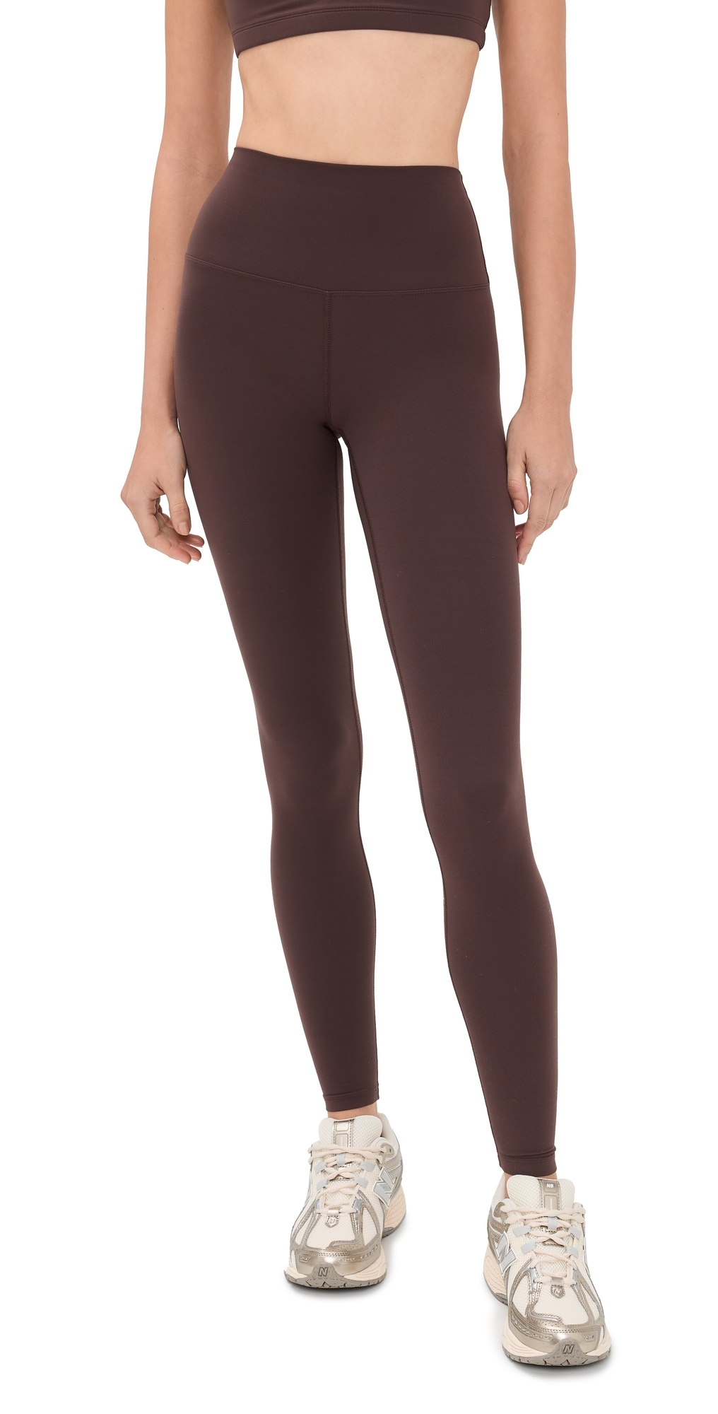 Year Of Ours Studio Leggings Dark Oak In Brown